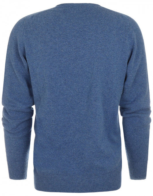 William Lockie V-Ausschnitt-Pullover aus Lammwolle | Jeans
