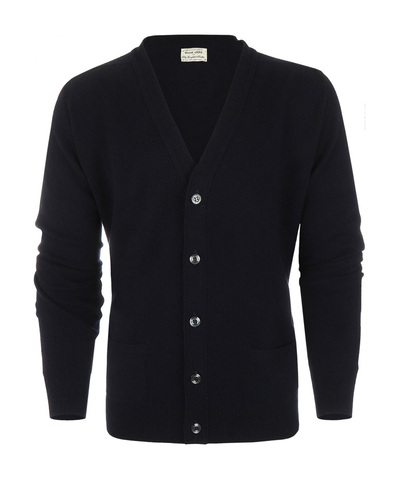 Button Vest Lambswool | Navy