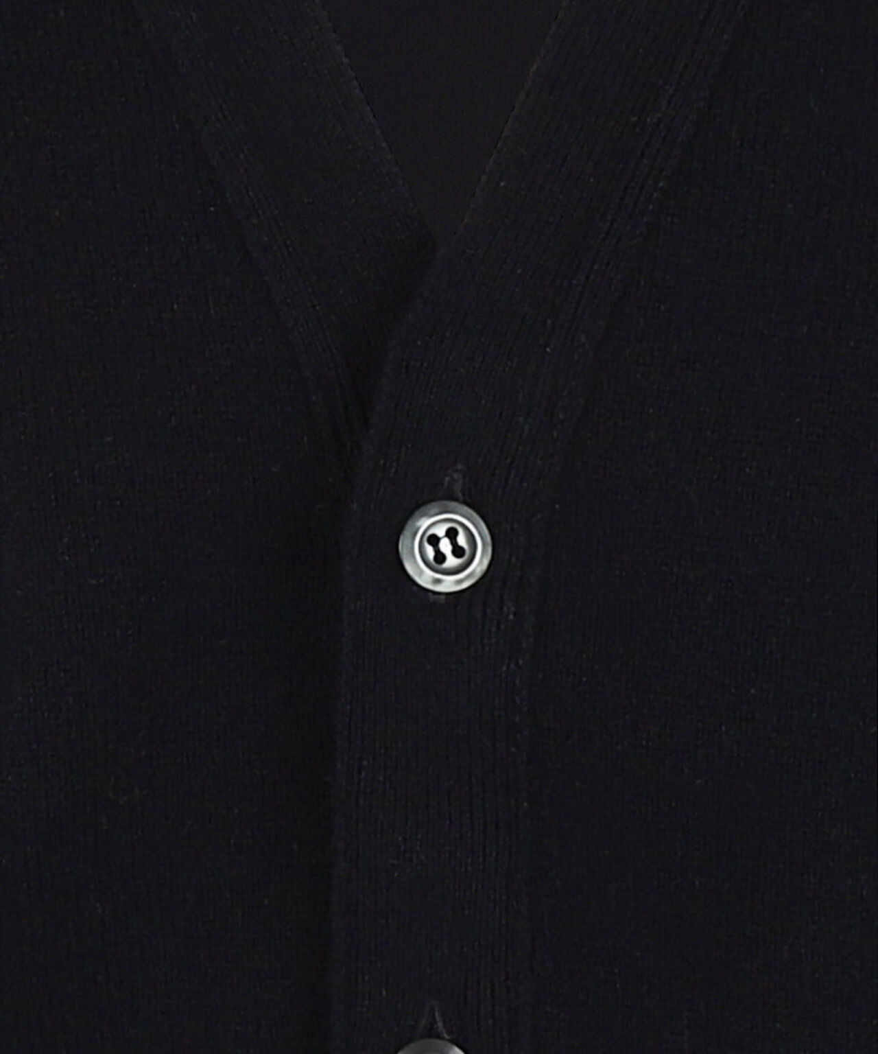 Button Vest Lambswool | Navy