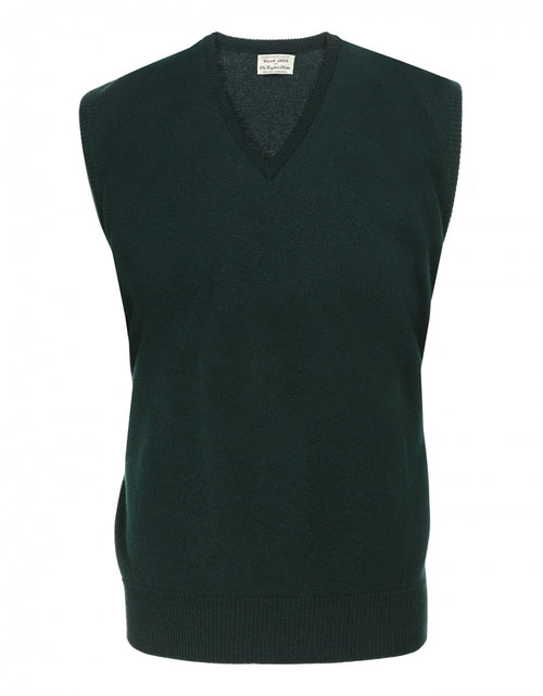 William Lockie Slipover Lammwolle | Tartangrün