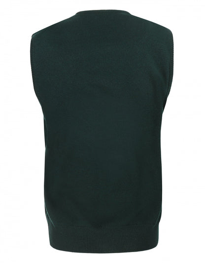 Slipover Lamswol | Tartan Green