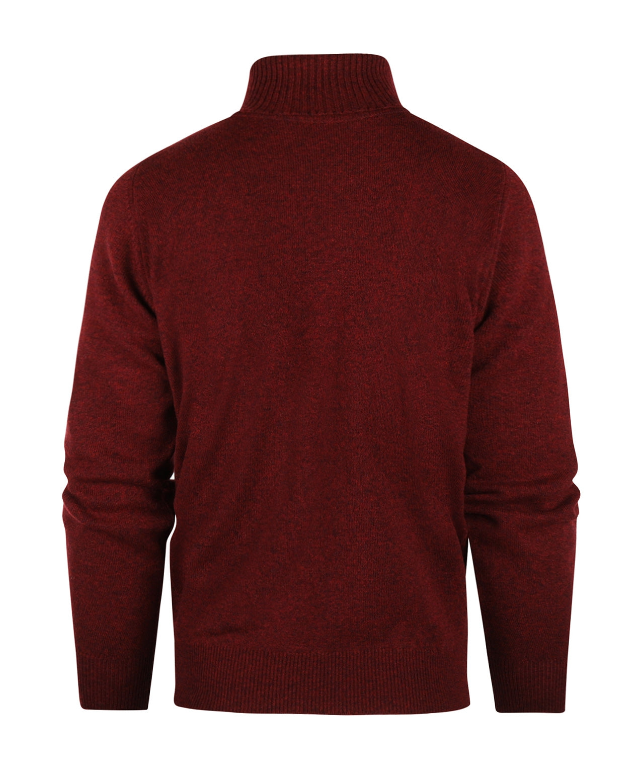 William Lockie Rollkragenpullover aus Lammwolle | Roter Samt