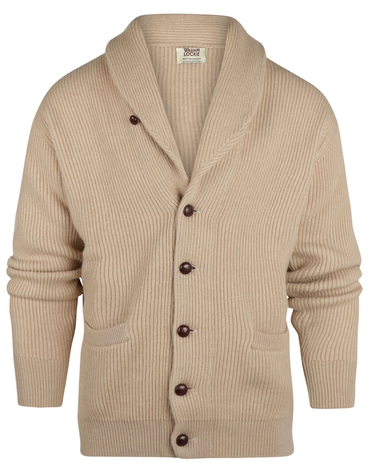 Kameelhaar Sjaalkraagvest | Blond