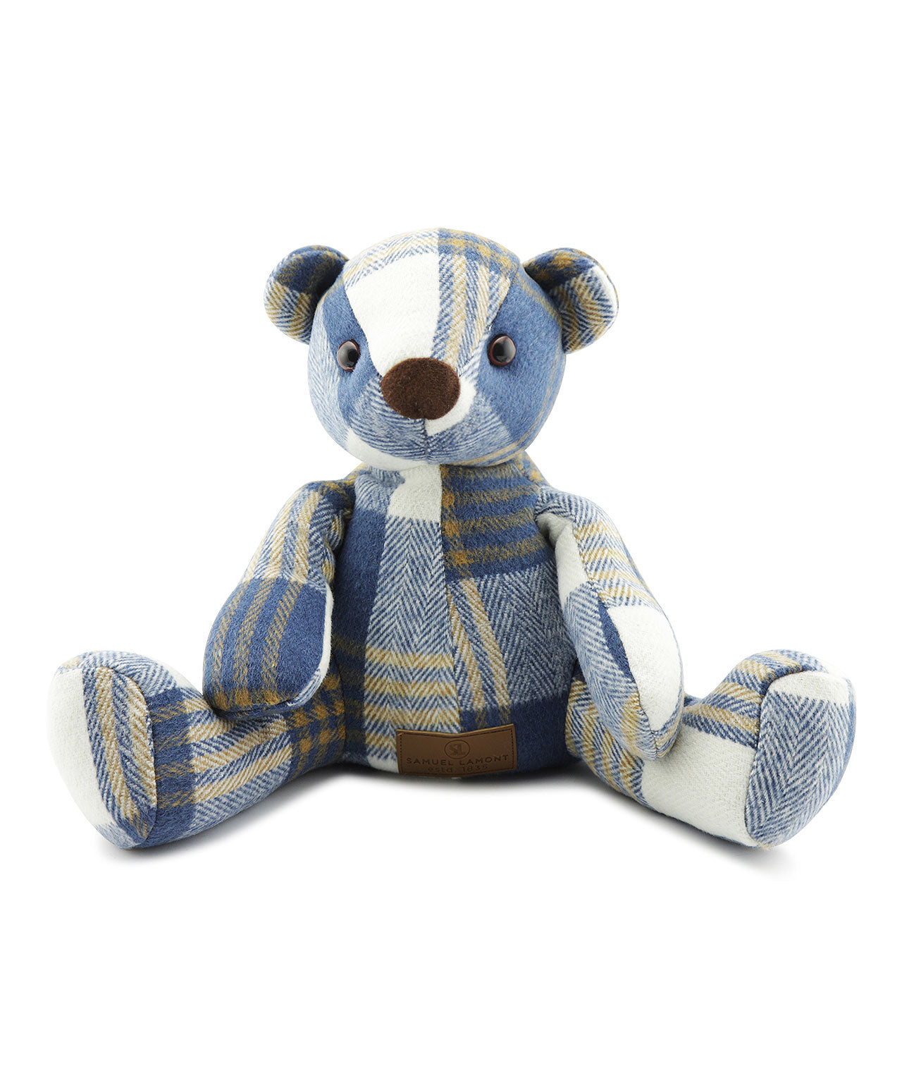 Türstopper aus Tweed | Blau