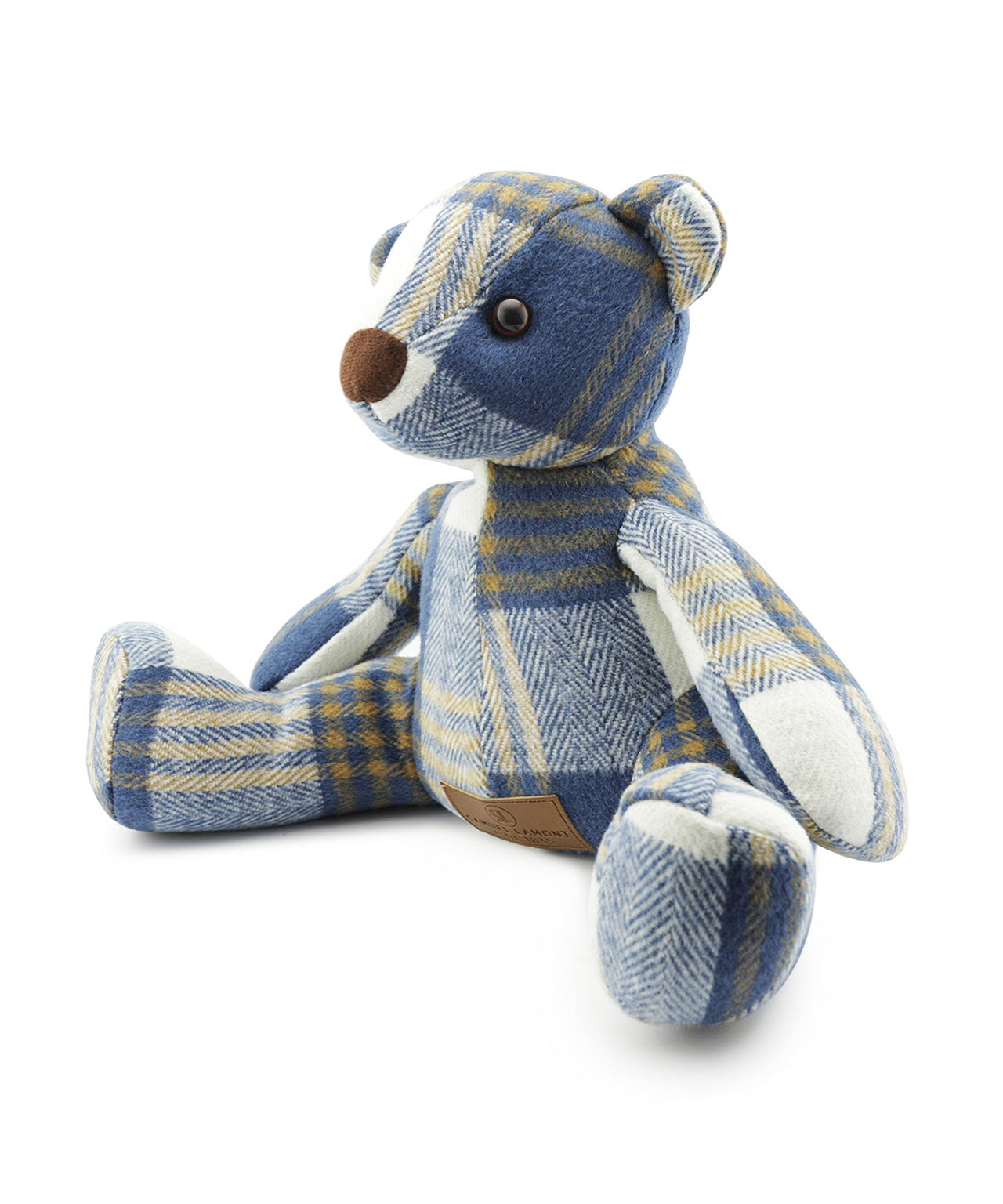 Türstopper aus Tweed | Blau