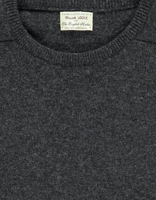 Pullover Lamswol ronde hals dutch fit | Charcoal