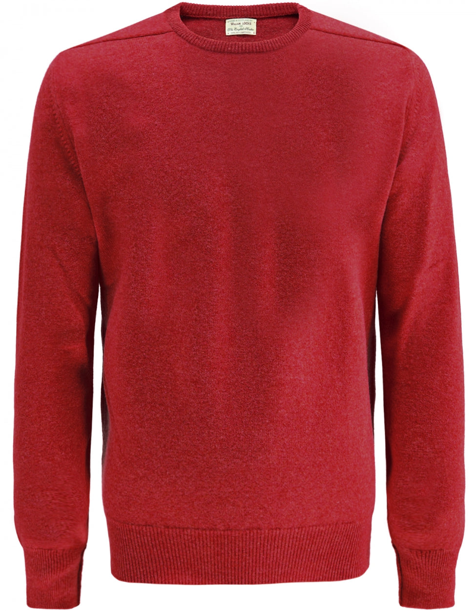 Lamswollen O-Hals Pullover Dutch Fit | Poppy Melange
