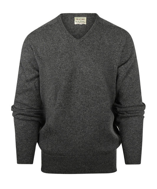 Pullover Lambswool dutch fit v-neck | Cliff