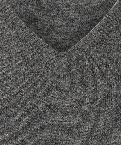 Pullover Lambswool dutch fit v-neck | Cliff