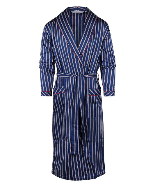 Kamerjas katoen | Rome Blue/Red stripe vertical