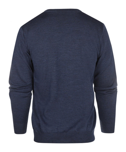 Merino V-Hals Pullover | Light Indigo