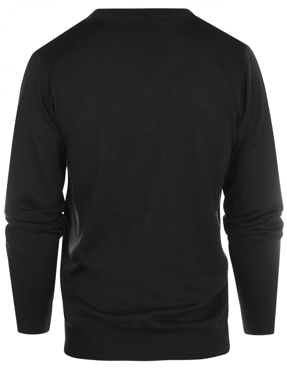 Merino wool v-neck sweater | Dark Green