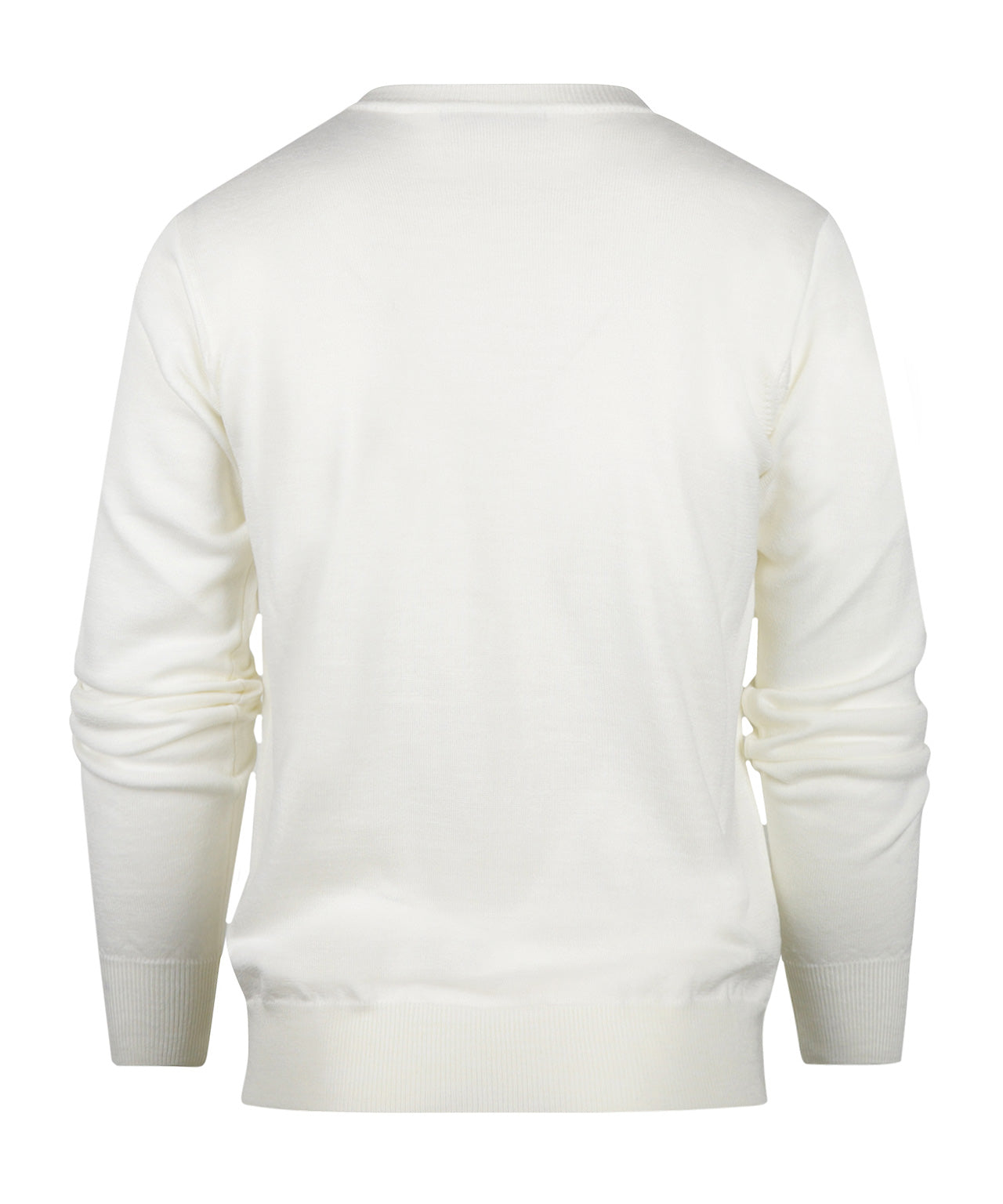 Merino V-Hals Pullover | Wit