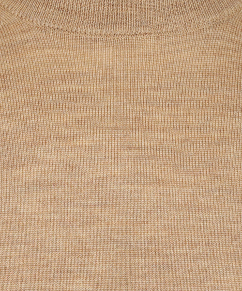 Pullover Merino wol ronde hals | Bruin