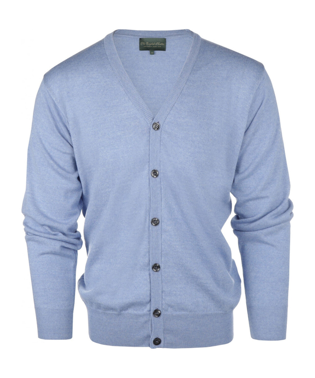 Button Vest fine Merino wool | Light Blue