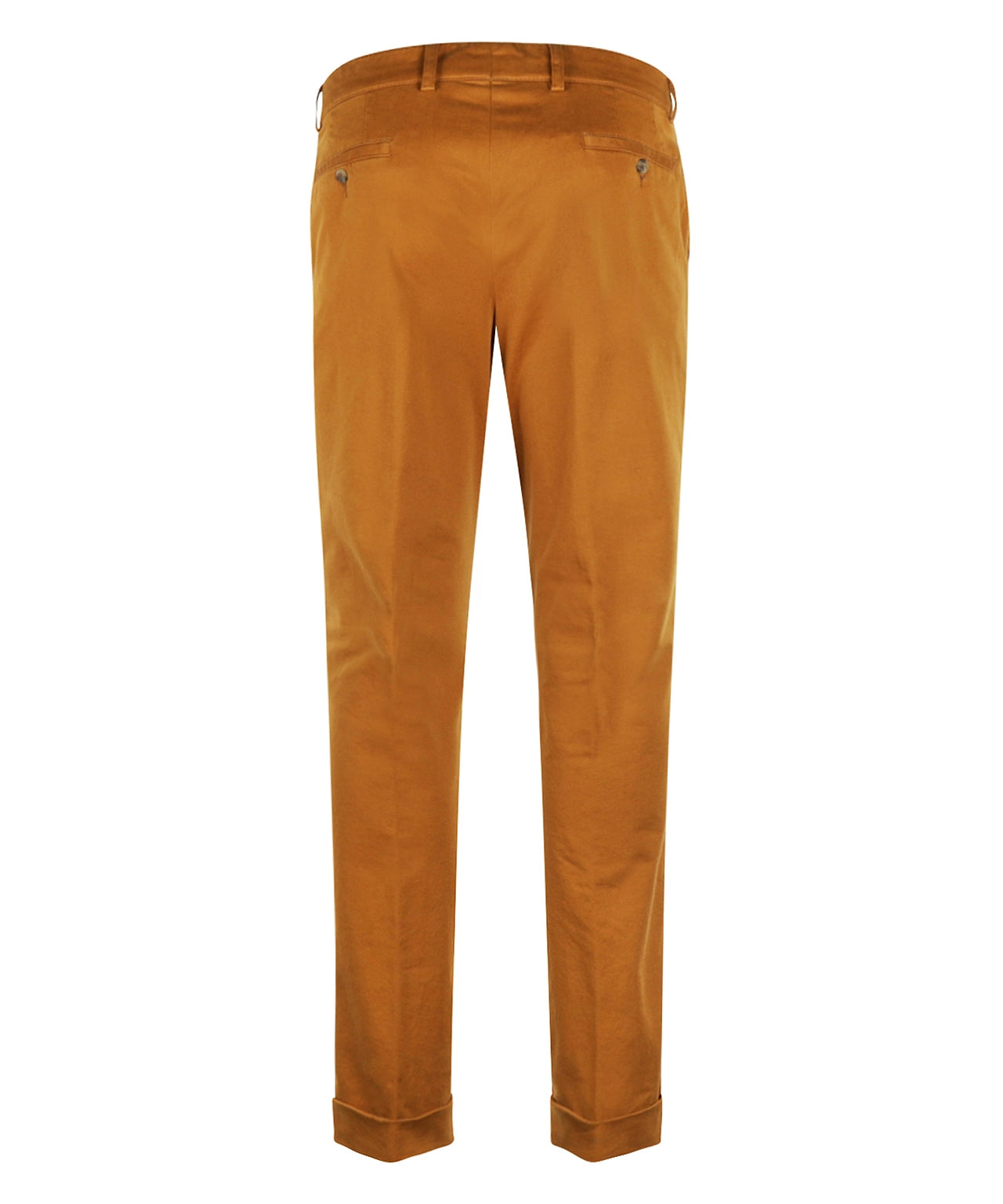 Blackpool-Hose mit Bundfalte und Umschlag | Braun