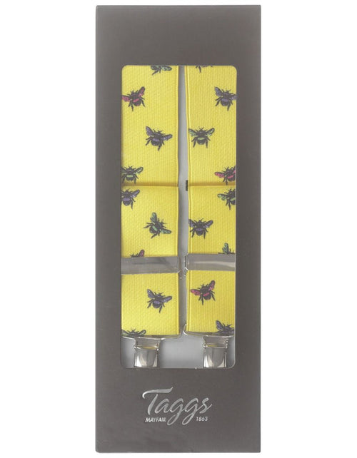 Elastische Hosenträger mit Clips | Gelb