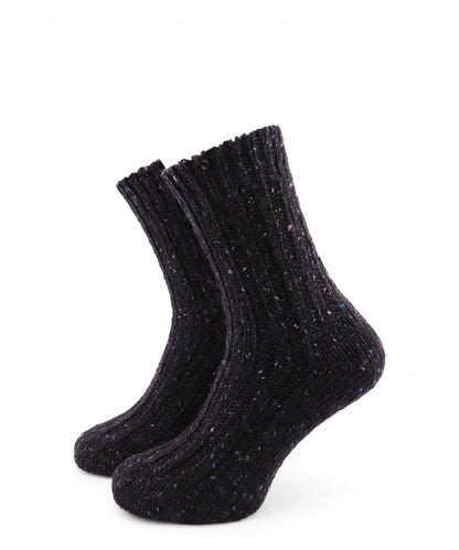 Country Sock | Aubergine
