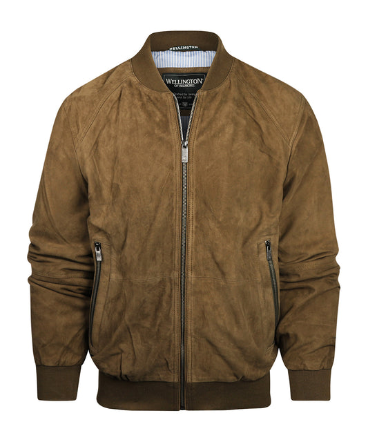 Wildlederjacke Winston | Grün