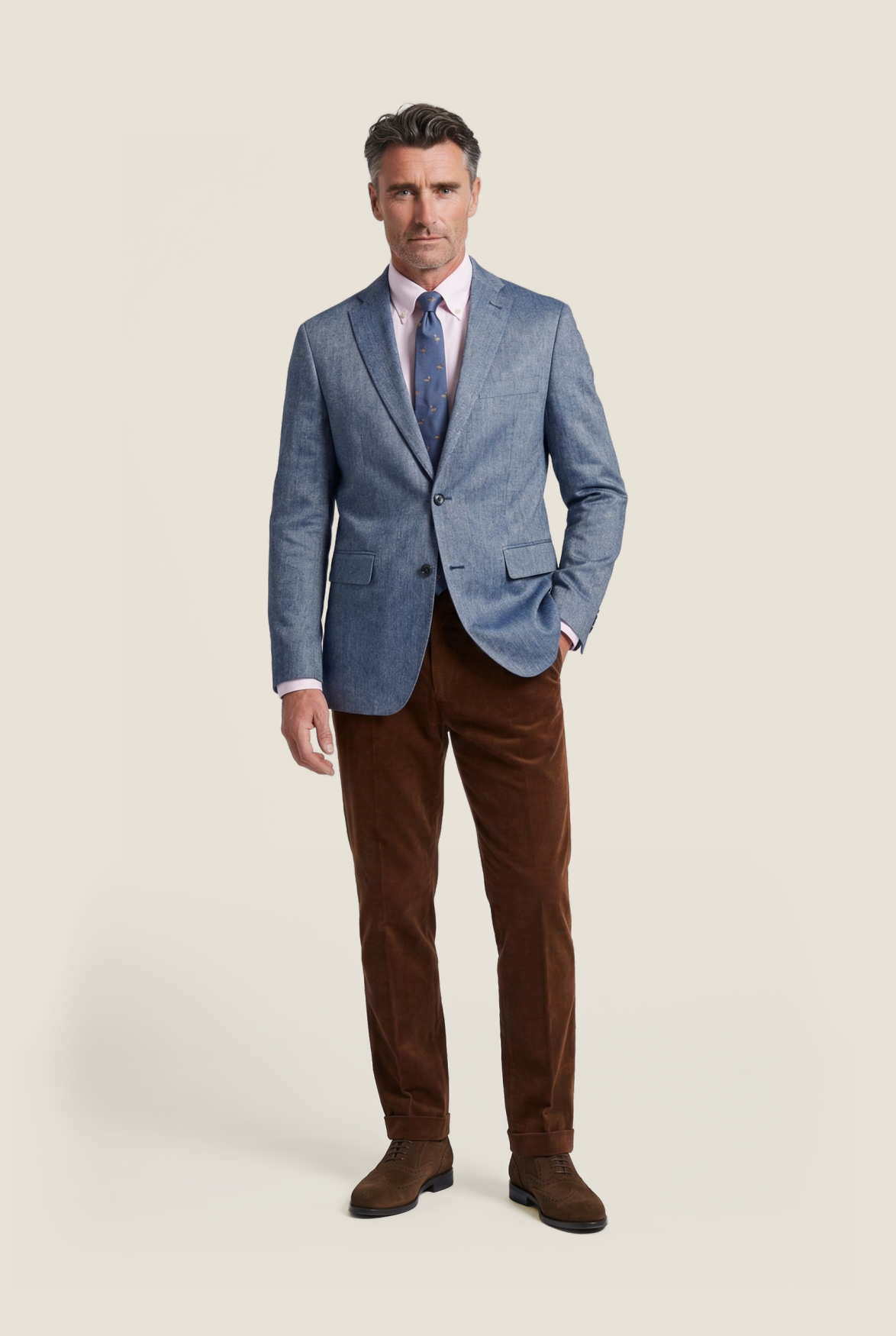 Colbert Zijde | Blauw