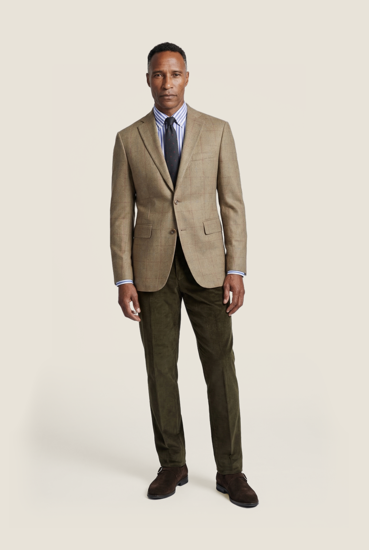 Zijden Colbert | Beige