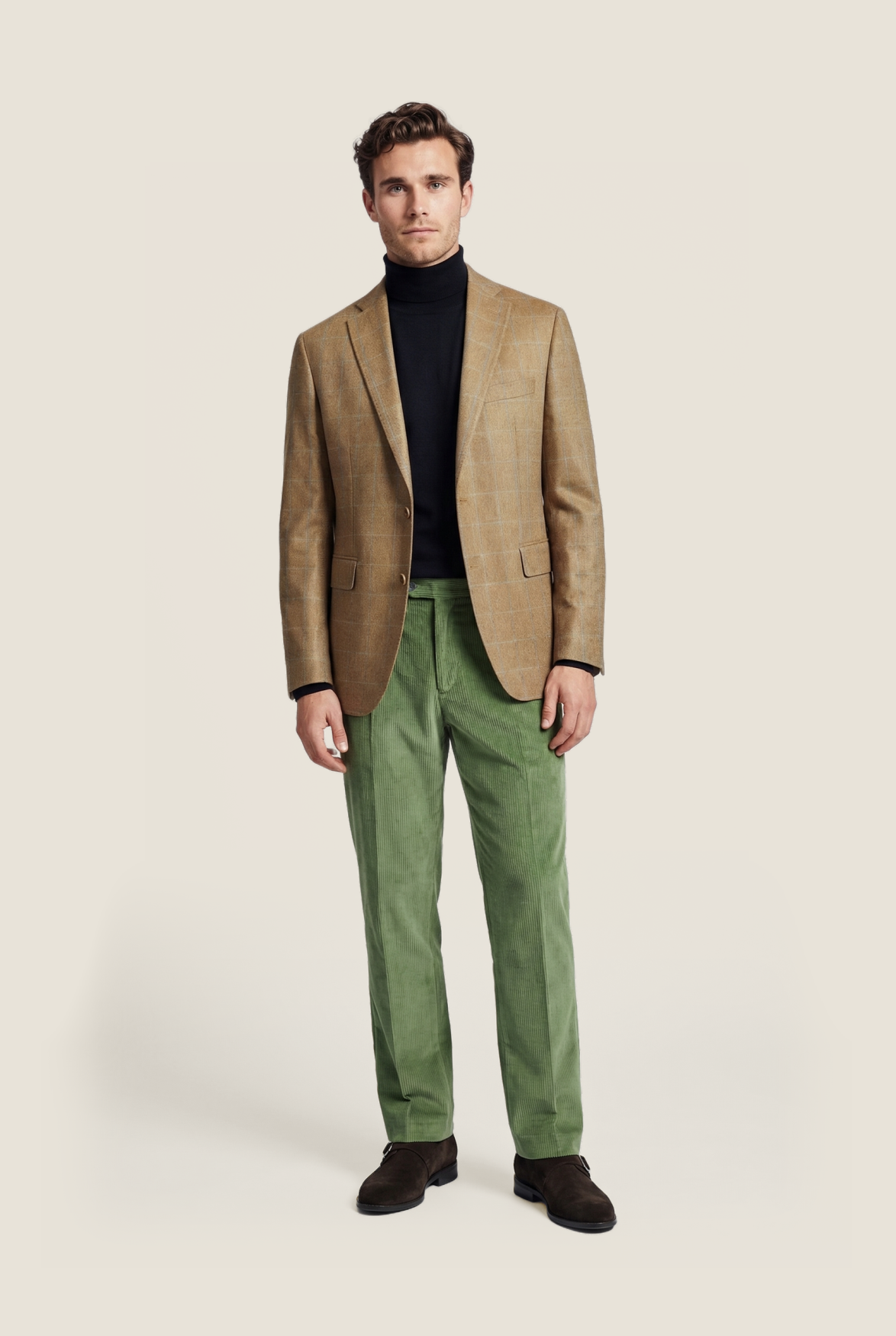 Seidenblazer | Braun