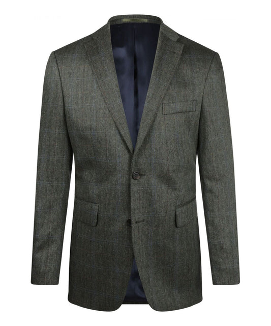 Seidenblazer | Grün