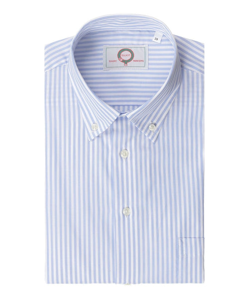 Elliot Hemd, langärmlig, mit Knopfleiste | Blau