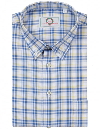 Klassisches Button-Down-Hemd | Blau