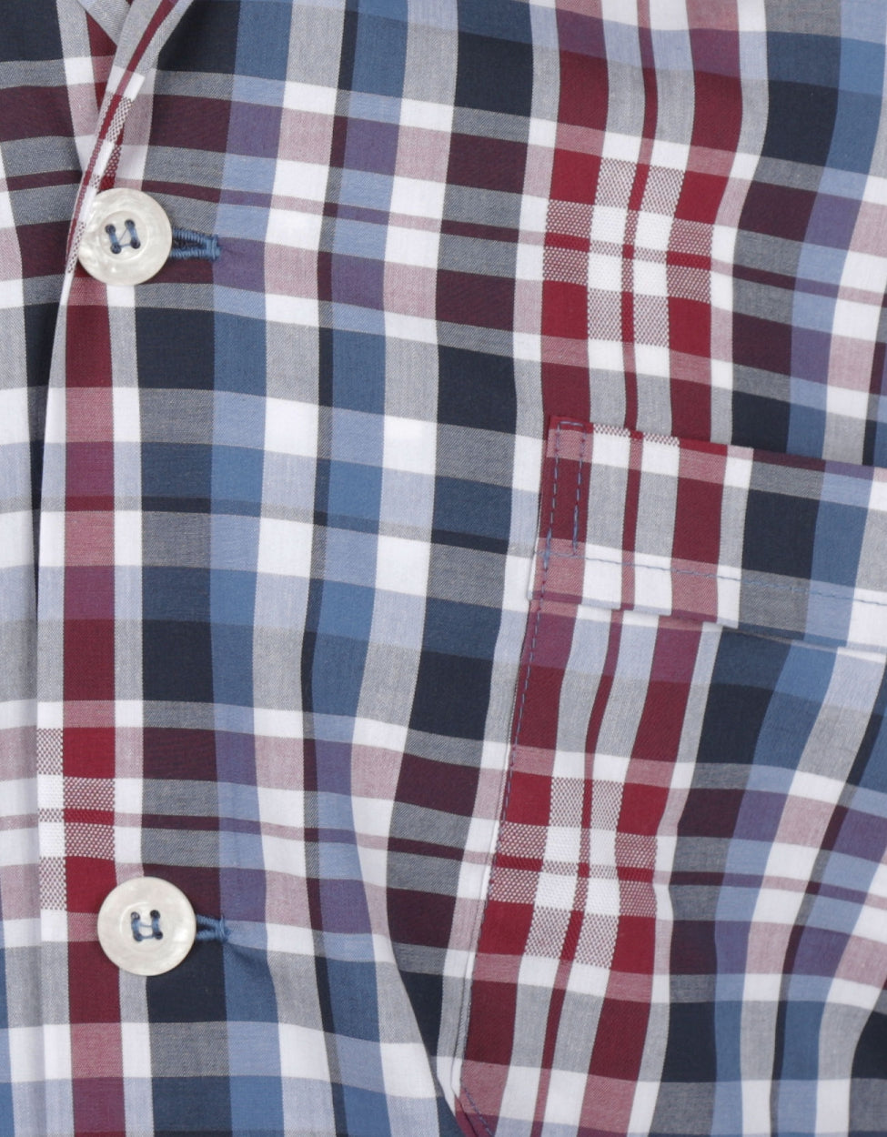 Savile Row Pyjama-Set | Blau