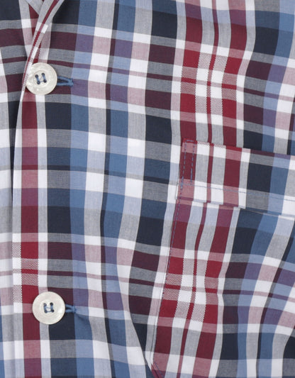 Savile Row Pyjama-Set | Blau