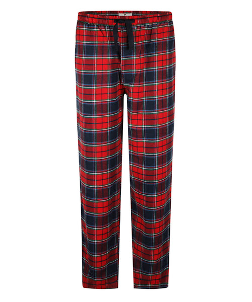 Pyjama-Flanell-Loungewear | Rot