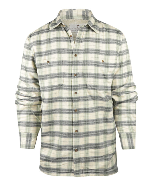 Gevoerd Iers Shirt | Bruin