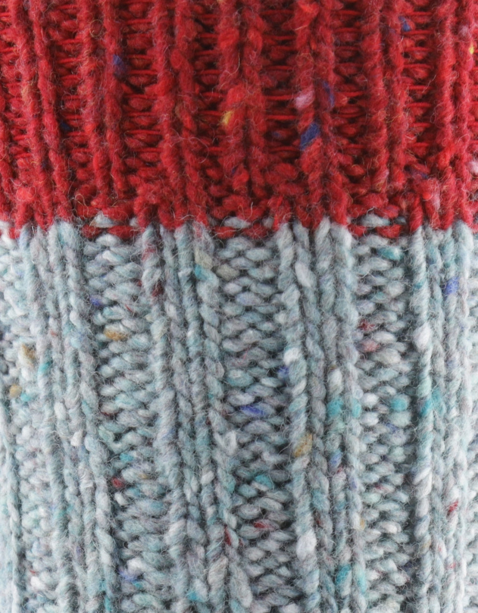Flecks Sock | Licht Blauw Rood