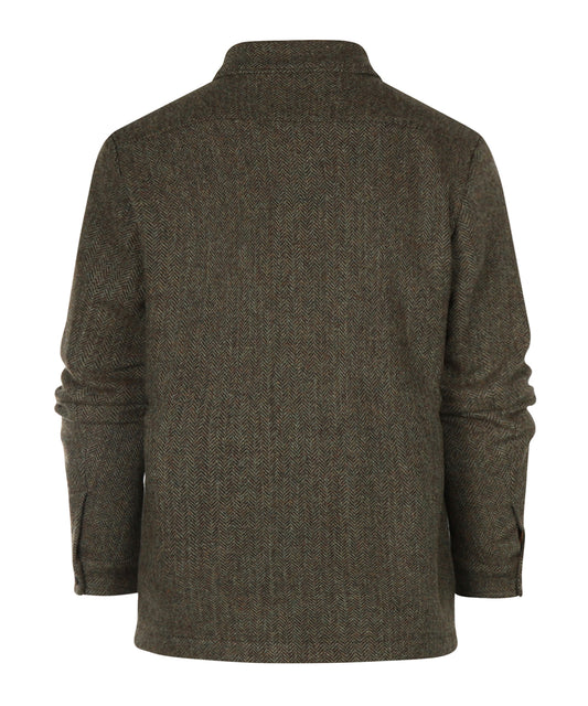 Tweedjacke | Braunes Fischgrätmuster