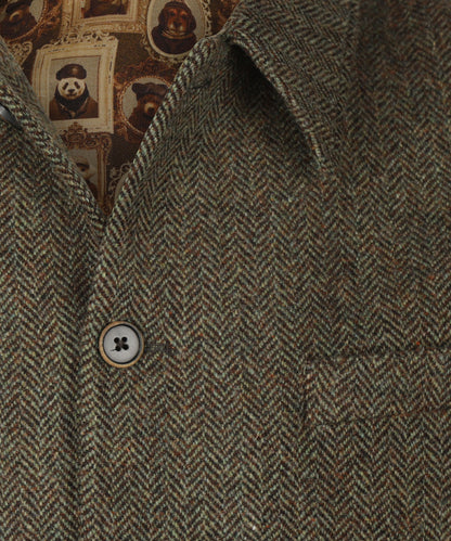 Tweed Jacket | Bruin Visgraat