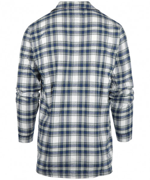 Luxe Flanellen Pyjama Set | Blauw