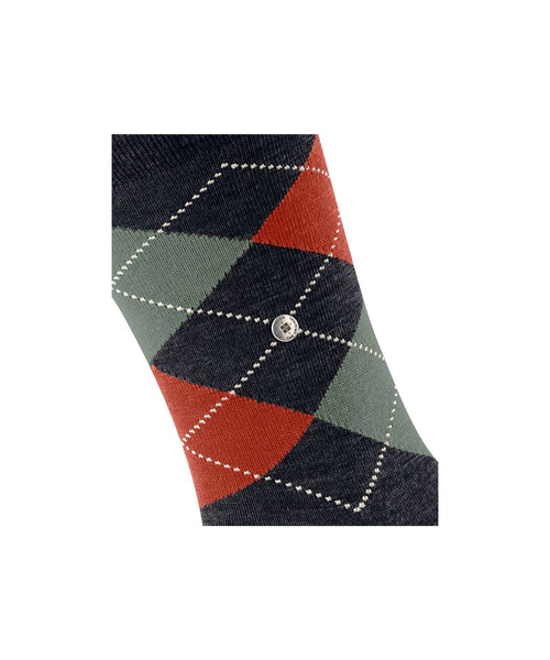 Edinburgh Melange Heren Sokken | Blauw