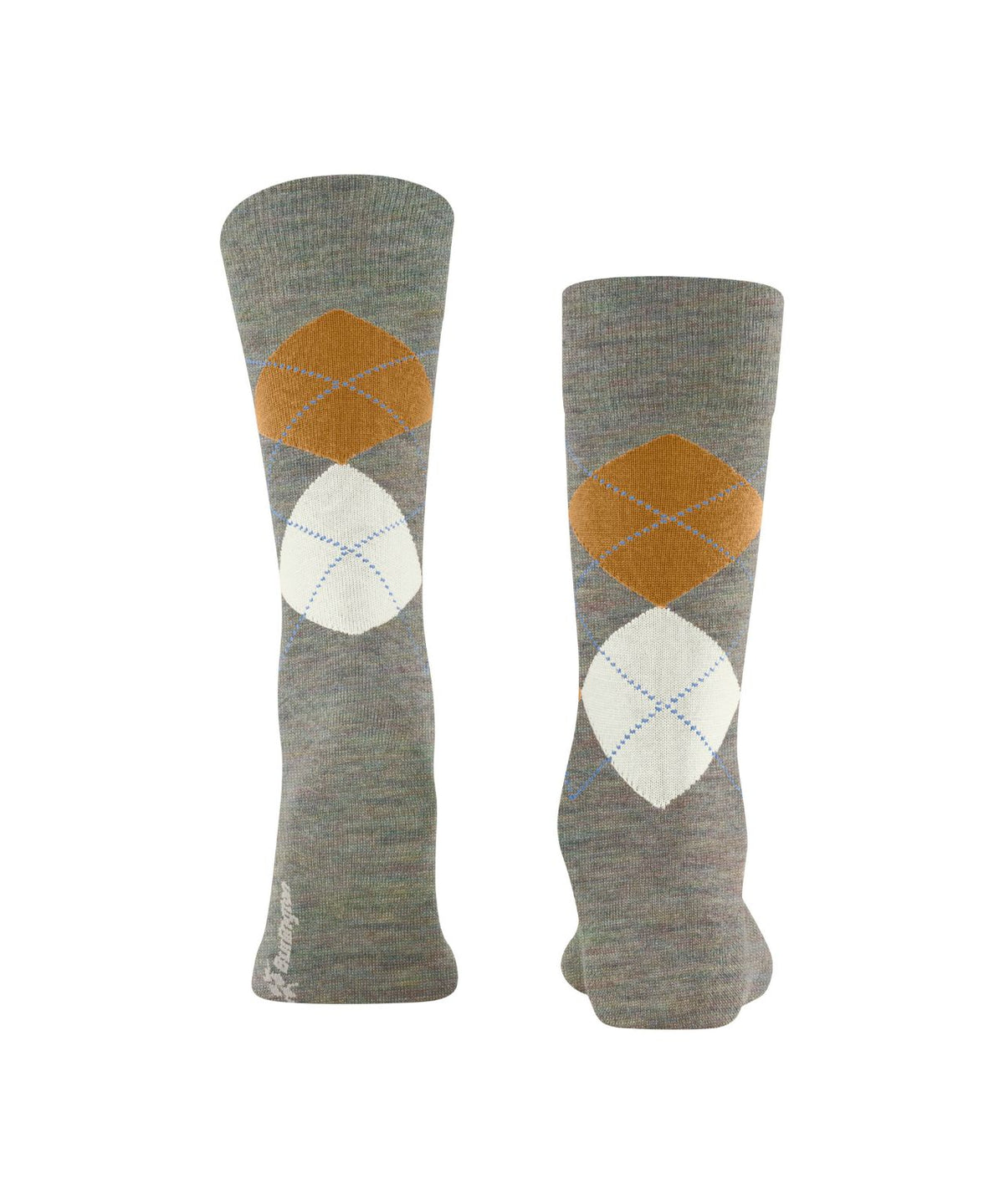 Edinburgh Mel Heren Sokken | Seaweed diamond check