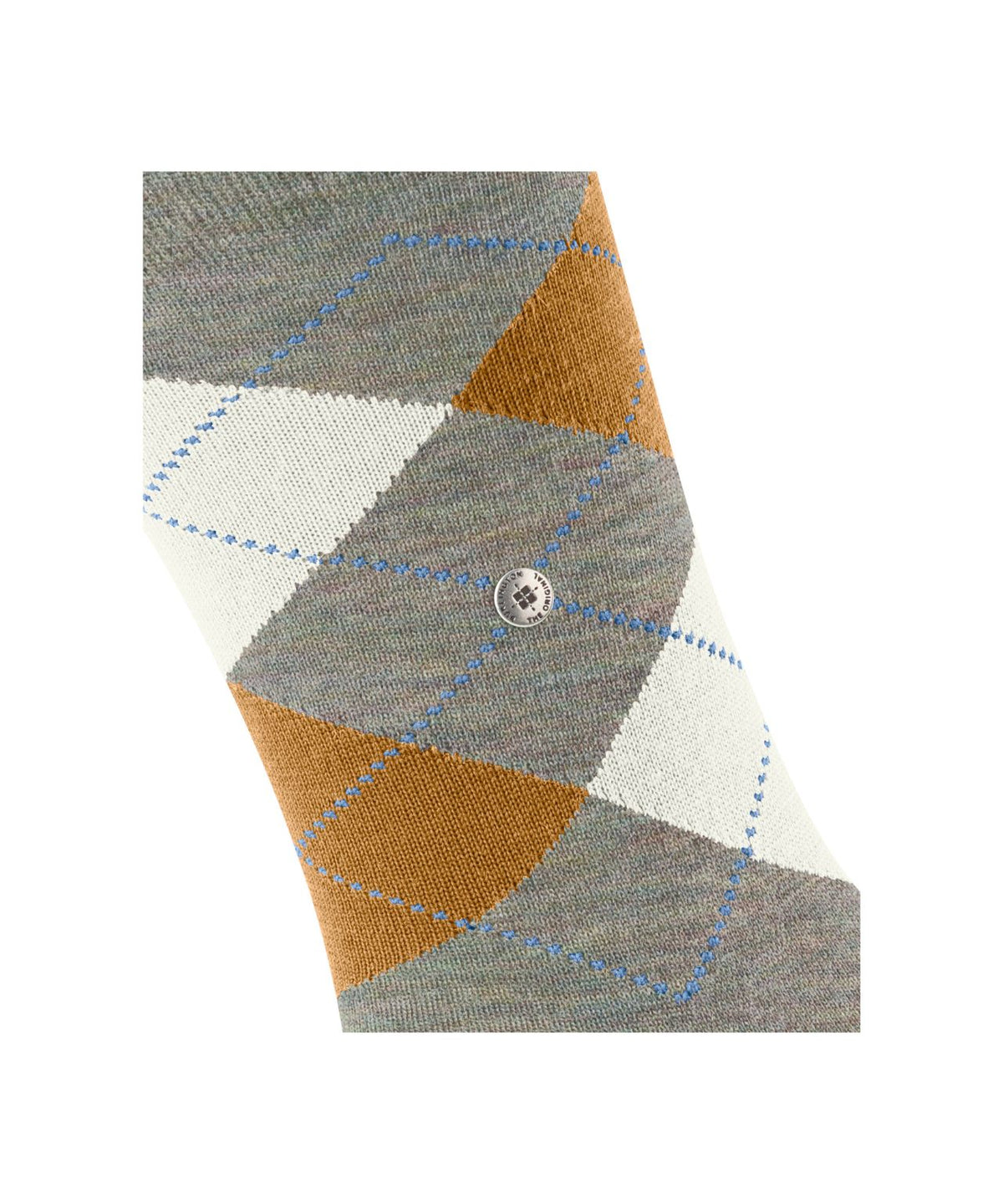 Edinburgh Mel Heren Sokken | Seaweed diamond check