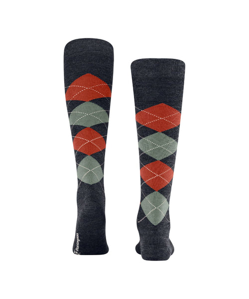Edinburgh heren kniekousen | Blauw