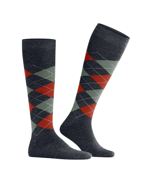 Edinburgh heren kniekousen | Blauw