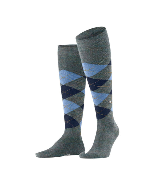 Edinburgh heren kniekousen | Blauw