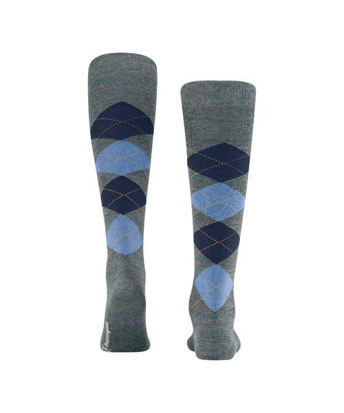 Edinburgh heren kniekousen | Blauw