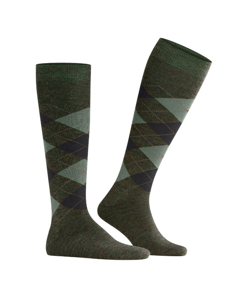 Edinburgh heren kniekousen | Groen