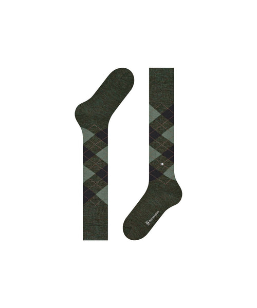Edinburgh heren kniekousen | Groen