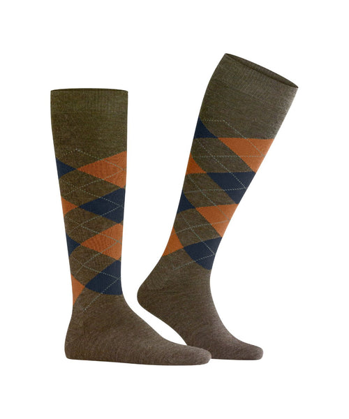 Edinburgh heren kniekousen | Groen