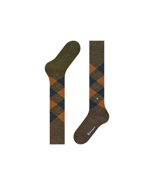 Edinburgh heren kniekousen | Groen