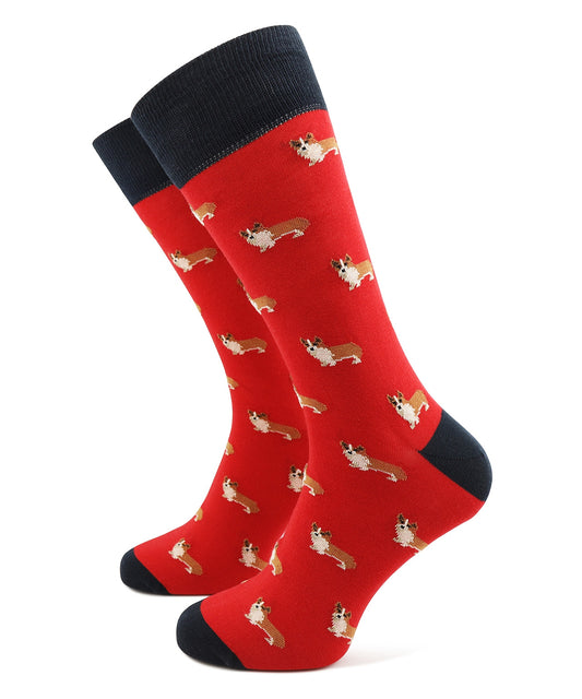 Herrensocken aus Baumwolle | Rot