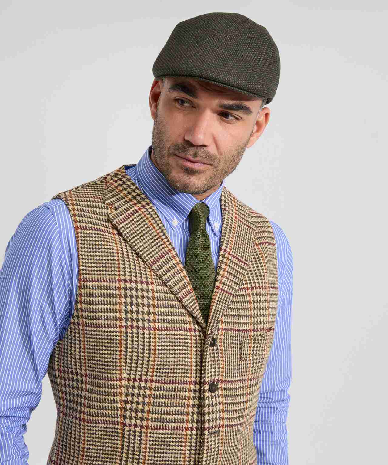 Wollen Soft Cap | Donkerbruin